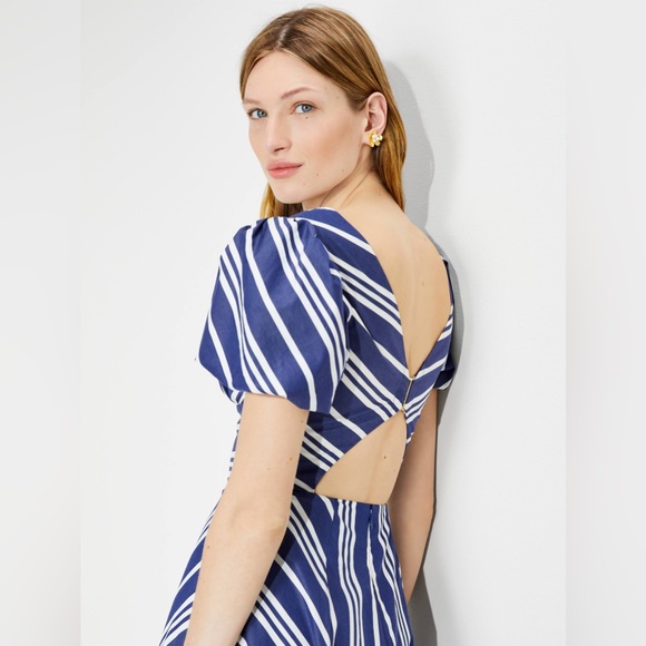 Kate Spade Cafe Stripe Midi Dress - Picture 8 of 11